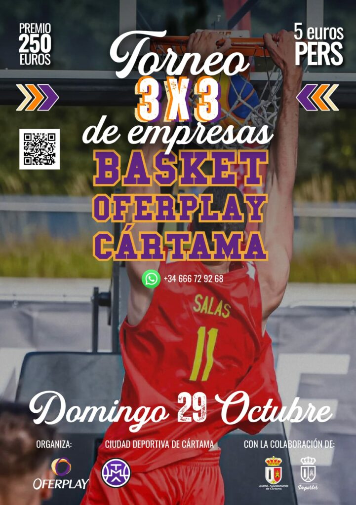 Cartel Liga basket 3x3 Oferplay